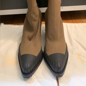 Chloe Mid-Calf sock boot